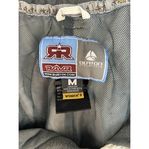 Burton Women’s Size Medium Ivory/Tan Water Resistant Ski Snowboarding Pants - Picture 12 of 12